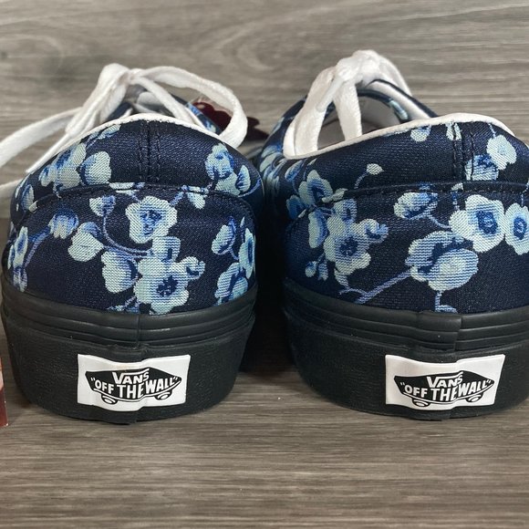 Vans Era Florals Blue Black Women's NWB - Picture 4 of 7